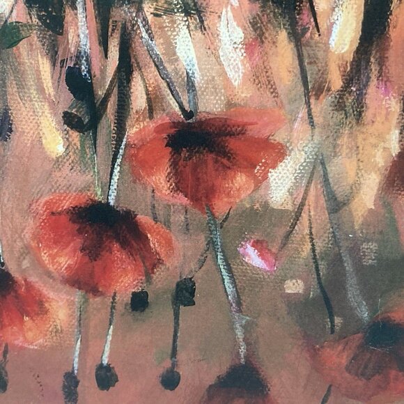 Diana Madaras Poppy Desert Flowers Art Acrylic Print COA Unframed Matted Signed - Picture 14 of 15